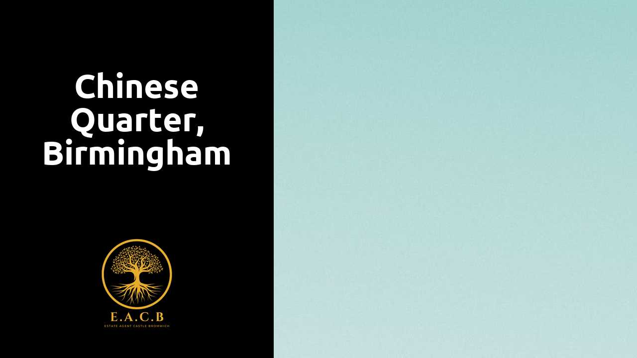 Chinese Quarter, Birmingham